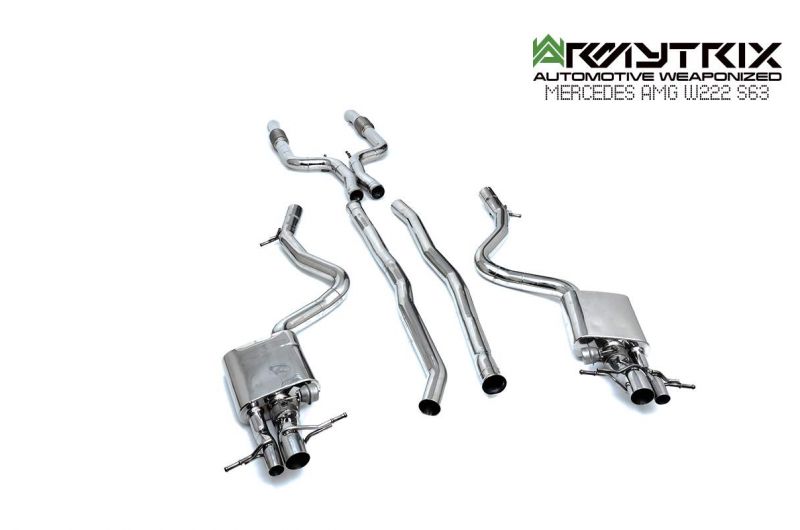 mercedes-amg w222 s63 Armytrix valvetronic exhaust