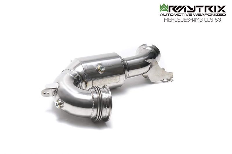 mercedes benz amg c257 cls 53 armytrix valvetronic exhaust valvetronic test pipe straight pipe