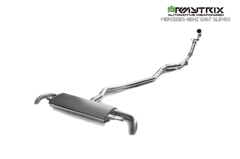 mercedes benz gle45 w167 armytrix valvetronic exhaust