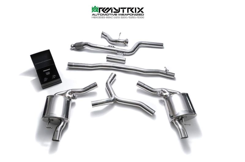 mercedes w213 e200 e250 e300 armytrix valvetronic exhaust