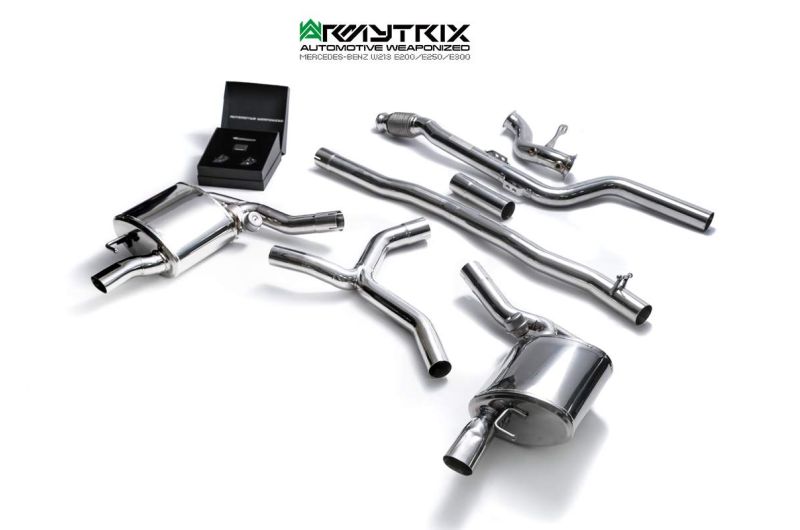 mercedes w213 e200 e250 e300 armytrix valvetronic exhaust