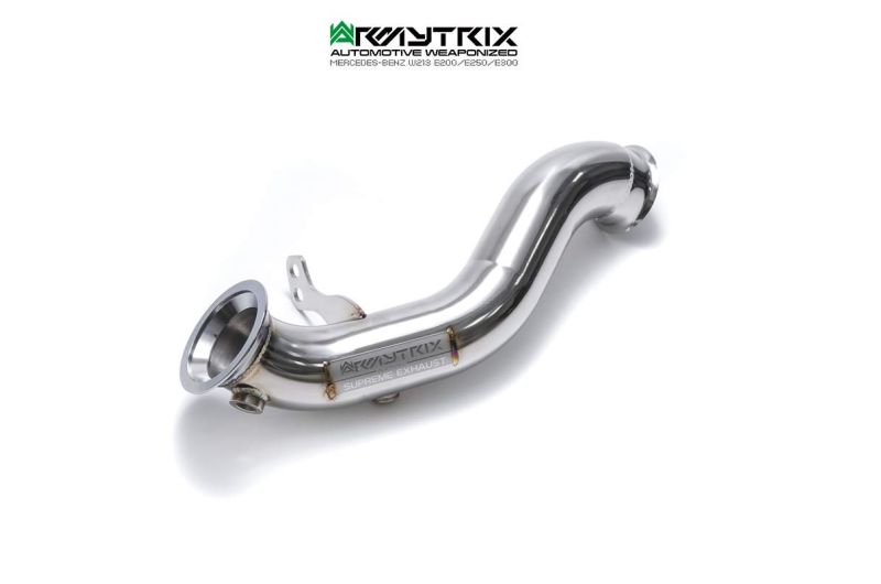 mercedes w213 e200 e250 e300 armytrix valvetronic exhaust test pipe straight pipe