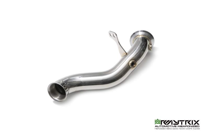 mercedes benz w213 e200 e300 coupe armytrix exhaust valvetronic test pipe straight pipe