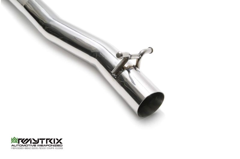 mercedes benz w213 e200 e300 coupe armytrix exhaust valvetronic