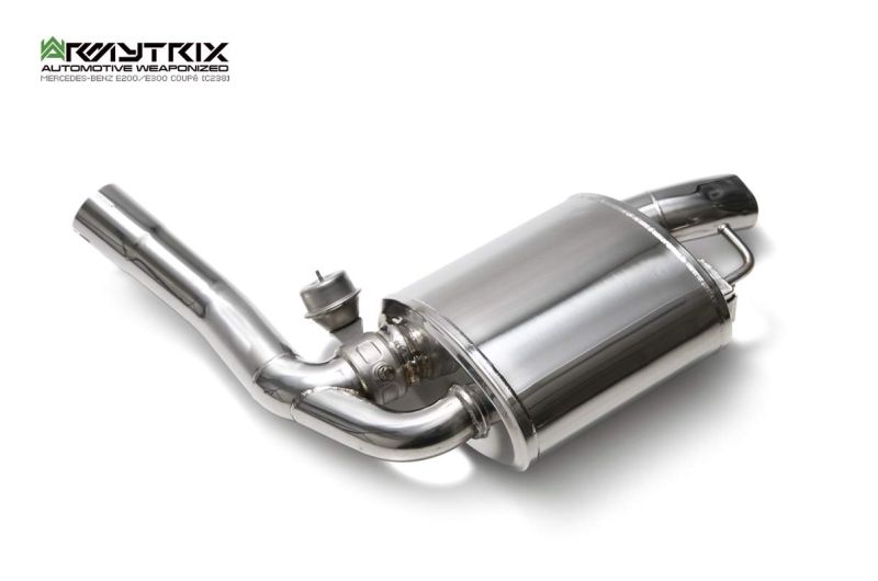 mercedes benz w213 e200 e300 coupe armytrix exhaust valvetronic