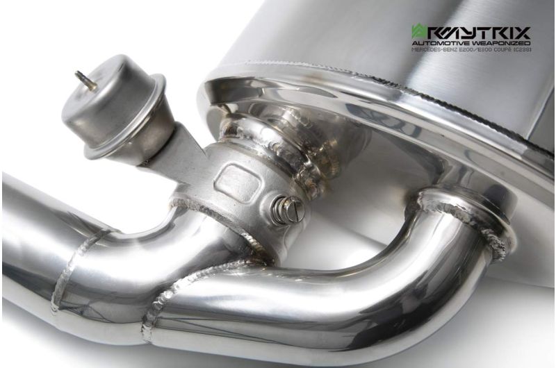 mercedes benz w213 e200 e300 coupe armytrix exhaust valvetronic