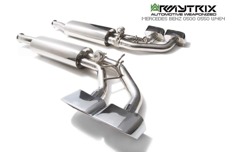 mercedes g500 g550 w464 2019i armytrix valvetronic exhaust