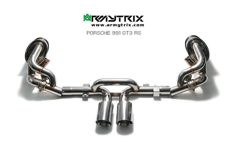 porsche 991 gt3 rs armytrix valvetronic exhaust