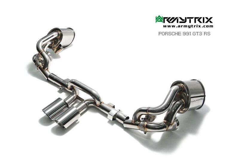 porsche 991 gt3 rs armytrix valvetronic exhaust