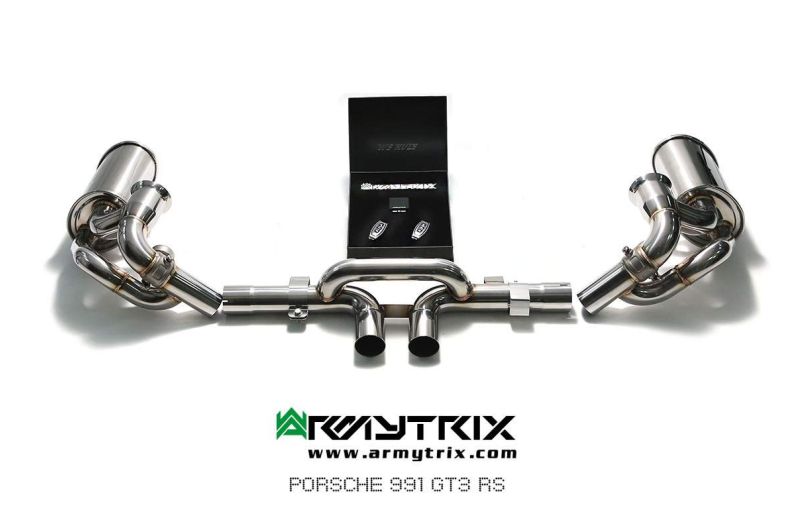 porsche 991 gt3 rs armytrix valvetronic exhaust