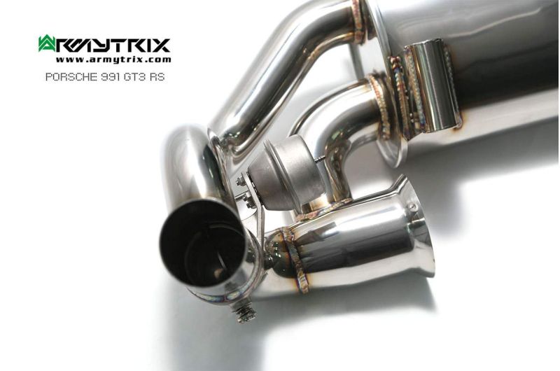 porsche 991 gt3 rs armytrix valvetronic exhaust