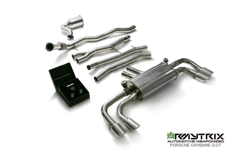 porsche cayenne 3 0y armytrix valvetronic exhaust