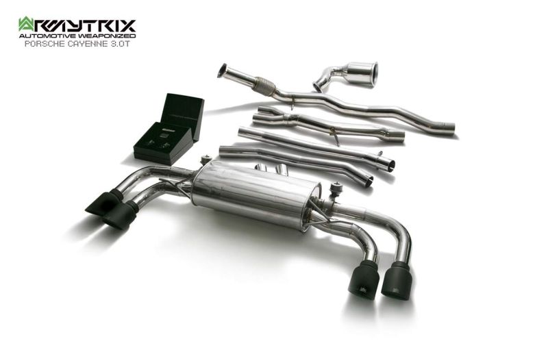 porsche cayenne 3 0y armytrix valvetronic exhaust