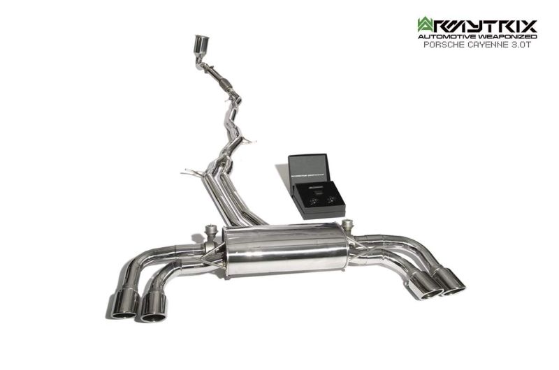 porsche cayenne 3 0y armytrix valvetronic exhaust