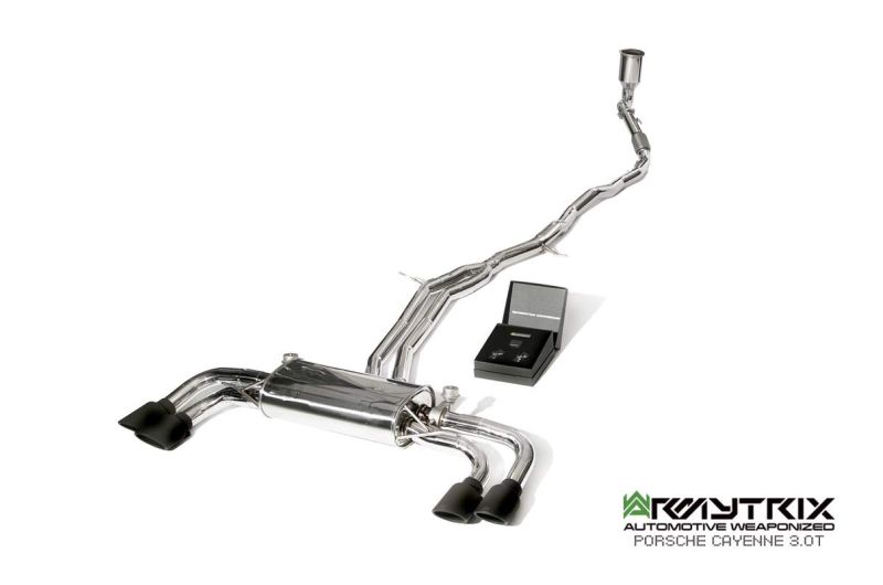 porsche cayenne 3 0y armytrix valvetronic exhaust