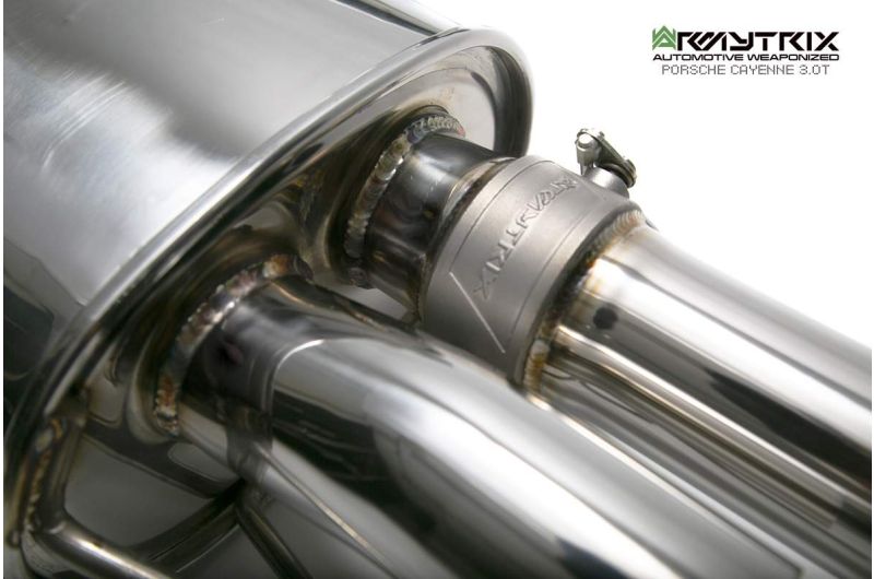 porsche cayenne 3 0y armytrix valvetronic exhaust