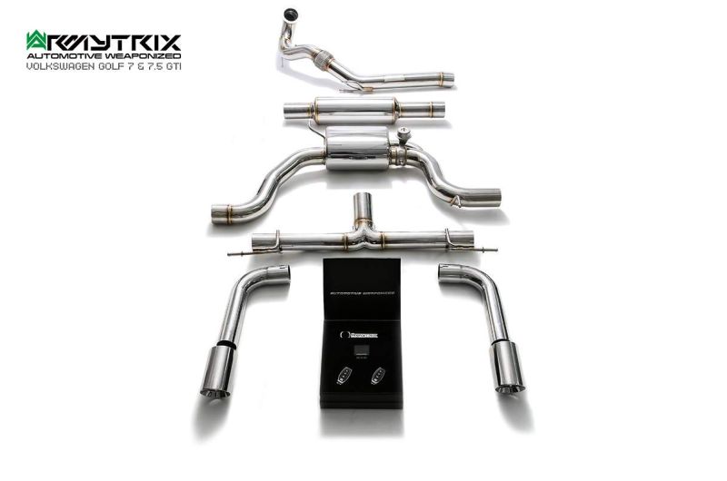 vw golf 7 7 5 gti armytrix valvetronic exhaust