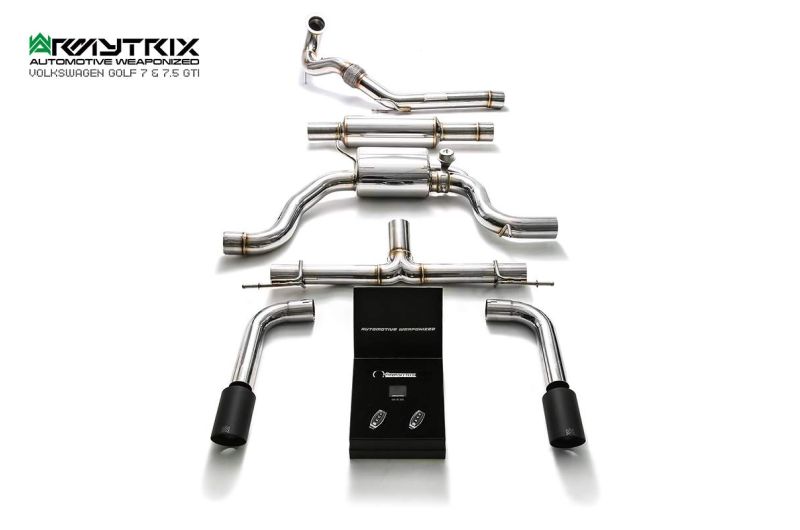 vw golf 7 7 5 gti armytrix valvetronic exhaust