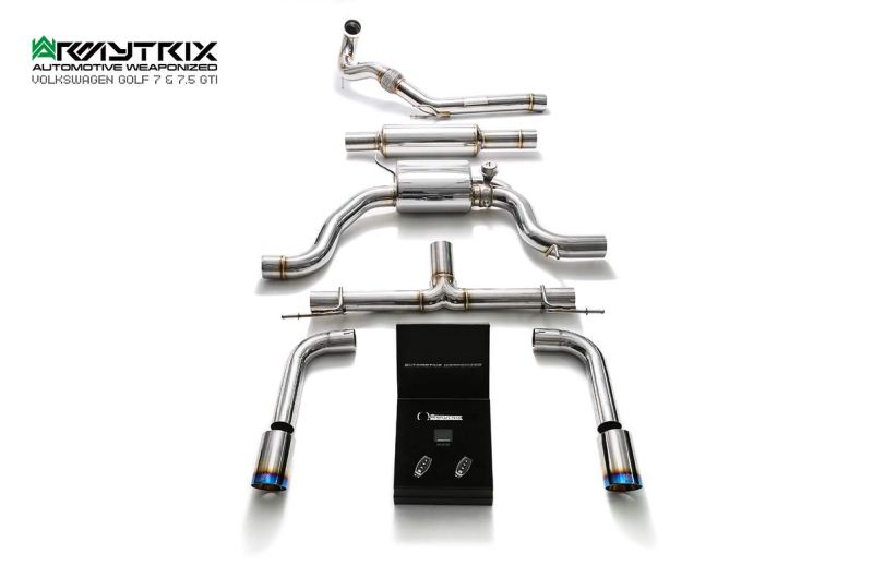 vw golf 7 7 5 gti armytrix valvetronic exhaust