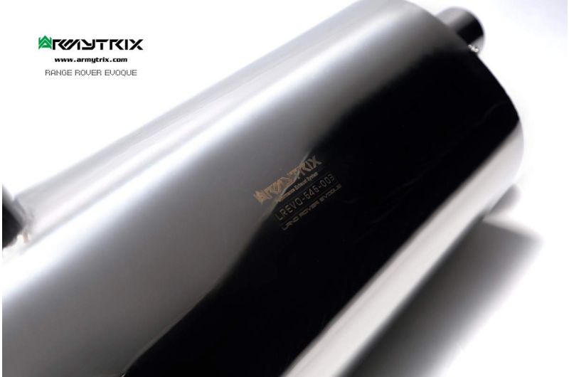 range rover evoque armytrix valvetronic exhaust