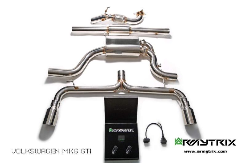 vw golf mk6 armytrix valvetronic exhaust