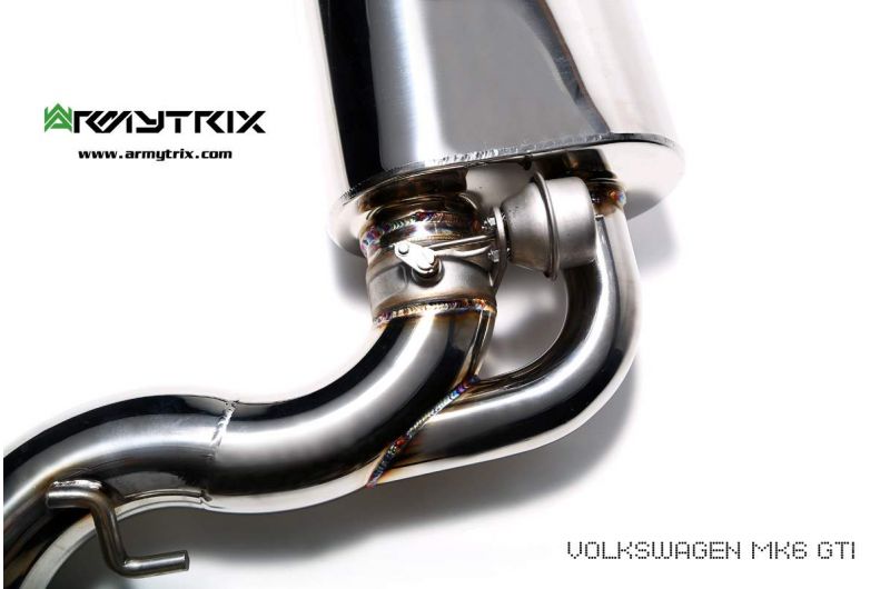 vw scirocco r armytrix valvetronic exhaust