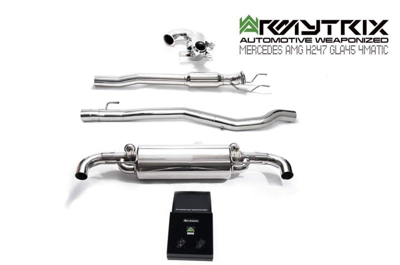 mercedes amg W177 a45s armytrix exhaust valvetronic