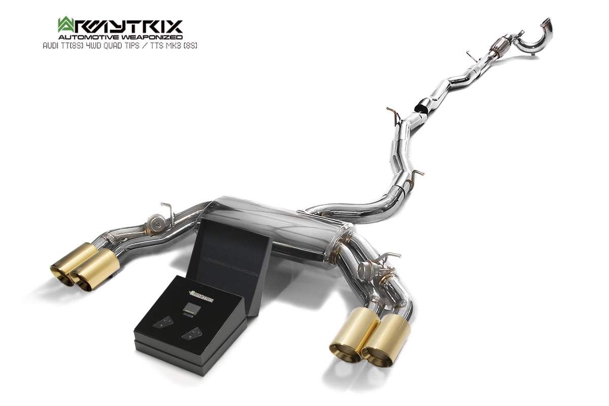 ARMYTRIX Audi S3（8V系）　バルブトロニックエキゾーストシステム Audi S3 8V Sportback ARMYTRIX Exhaust Mods Best Tuning