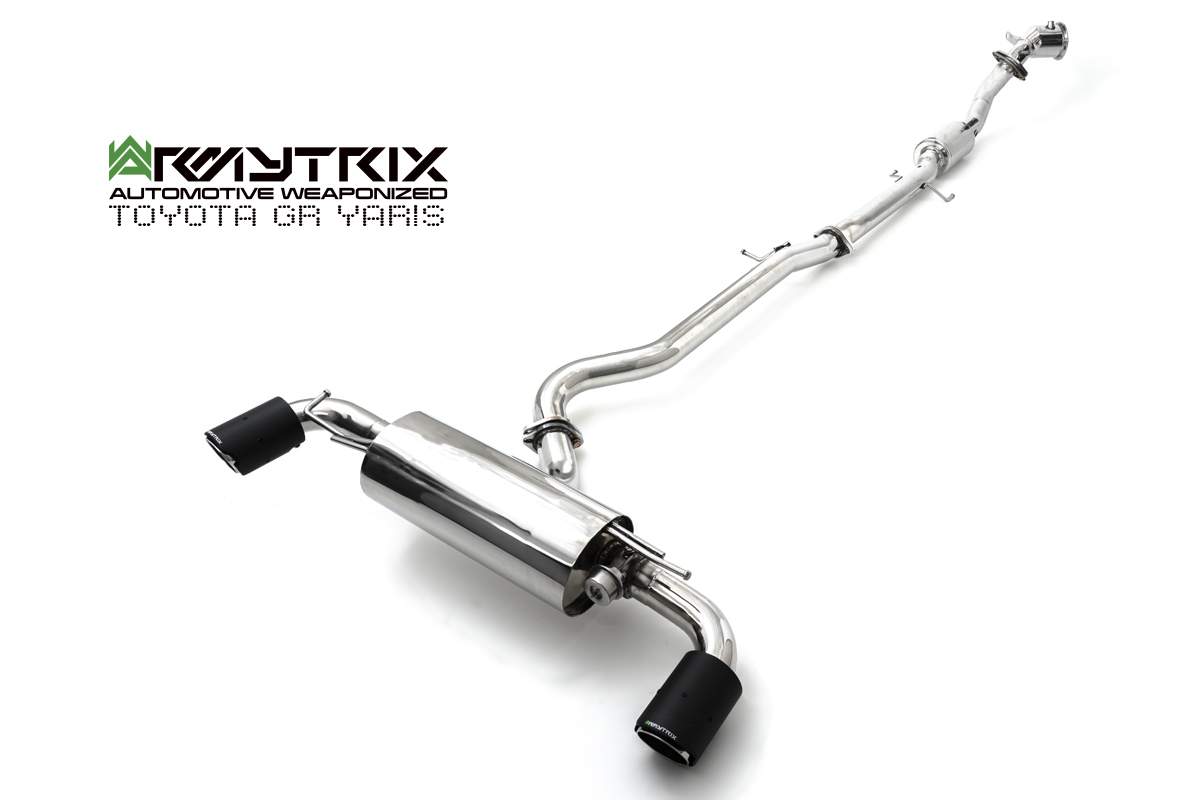Toyota Gr Yaris Armytrix Valvetronic Exhaust Turbo Back Exhaust Tuning